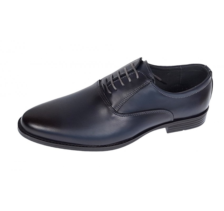 Oferta Pantofi barbati eleganti din piele naturala Enzo Bleumarin LGKR84BLU