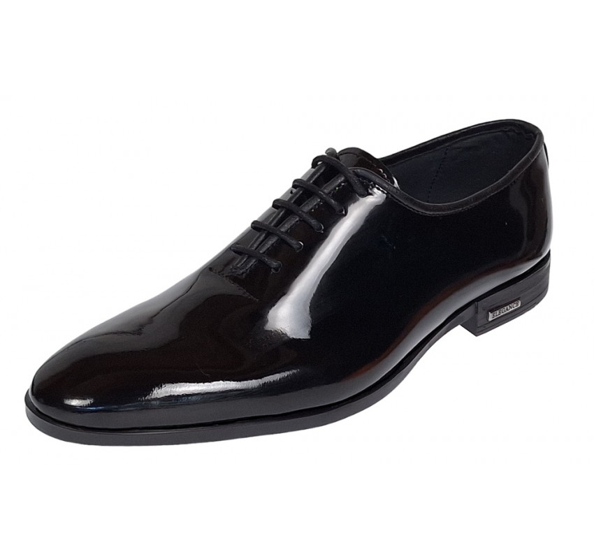 Oferat Pantofi barbati negri lacuiti eleganti din piele naturala LGKR98NL