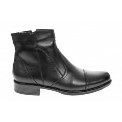 Marimea 42 Ghete barbati elegante din piele naturala cu fermoar imblanite LGMODN