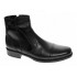 Marimea 42 Ghete barbati elegante din piele naturala cu fermoar imblanite LGMODN