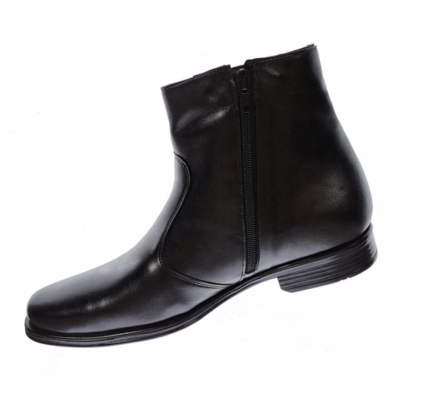 Oferta Marimea 39 Ghete barbati office, elegante din piele naturala, Negru LGMORISN