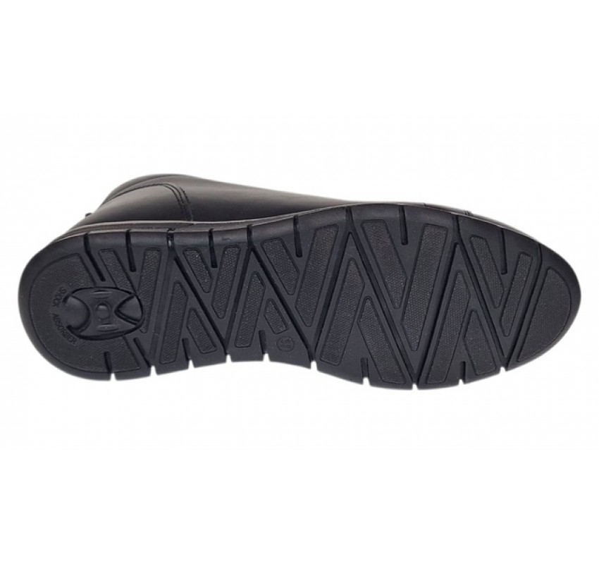 Oferta Marimea 38 Ghete barbatesti casual din piele naturala cun siret si fermoar LGS2021SIRN