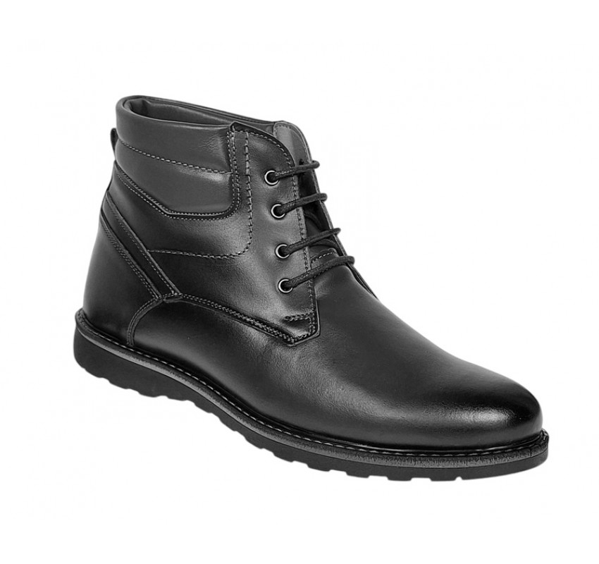 Oferta Marimea 41 Ghete barbati casual din piele naturala imblanite LGSCORSAN