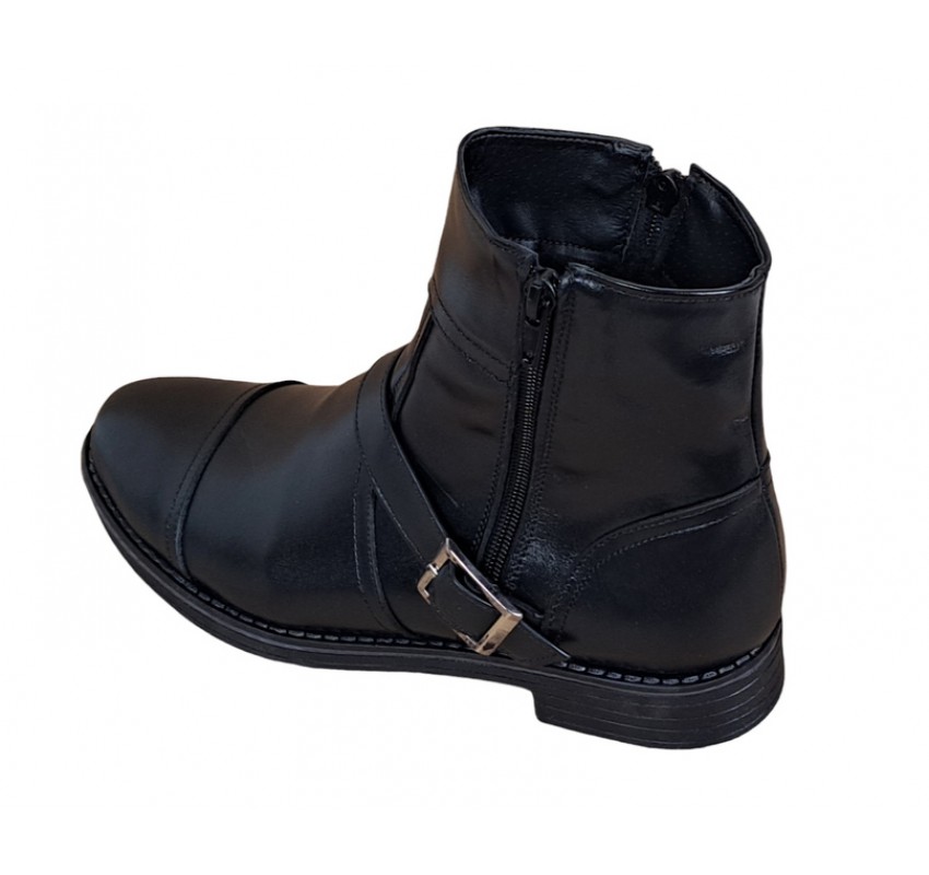 Marimea 37 Ghete barbati casual din piele naturala GJON3