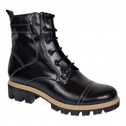 Ghete dama din piele naturala imblanite - LLOUISA