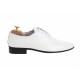 Oferta marimea  42, 43 -  Pantofi barbati, albi,, eleganti, din piele naturala box - LMOD1ALBBOX