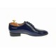 Oferta marimea 42 - Pantofi barbati eleganti bleumarin din piele naturala lac, ENZO - LMOD1BLMLAC