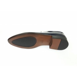 Oferta marimea  38, 41, - Pantofi barbati eleganti bleumarin din piele naturala lac, ENZO - LMOD1BLMLAC