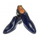 Oferta marimea  38, 41, - Pantofi barbati eleganti bleumarin din piele naturala lac, ENZO - LMOD1BLMLAC