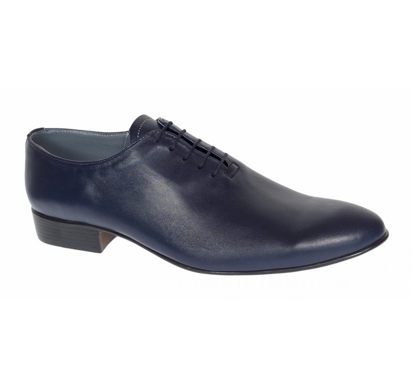 Oferta Marimea 43 Pantofi barbati eleganti din piele naturala bleumarin - Model Enzo