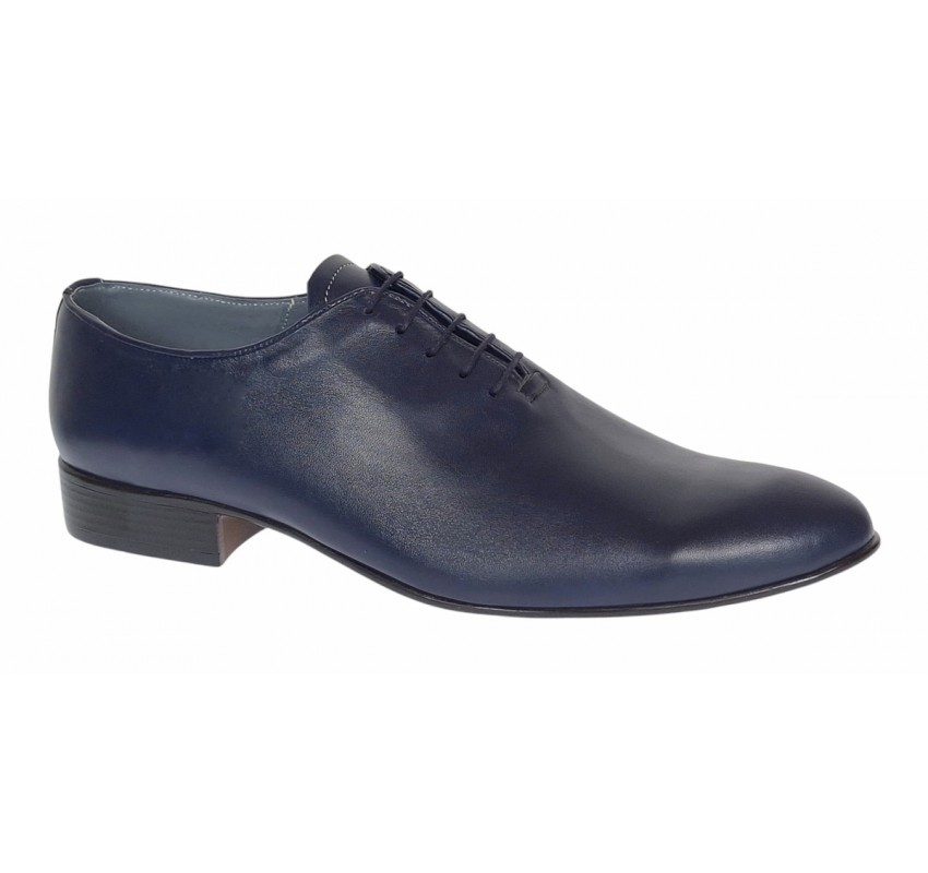 Oferta Marimea 43 Pantofi barbati eleganti din piele naturala bleumarin - Model Enzo