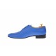 Oferta marimea 42 - Pantofi barbati office, eleganti din piele naturala ENZO BLUE, LMOD1BLU