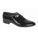 Pantofi barbati eleganti din piele naturala Negru LAC LMOD1NLAC