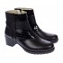 Oferta marimea 37 Ghete dama din piele naturala cu fermoar LMVS20N