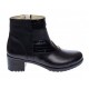 Oferta marimea 37 Ghete dama din piele naturala cu fermoar LMVS20N