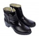 Oferta marimea 37 Ghete dama din piele naturala cu fermoar LMVS20N