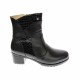 Marimea 37 Ghete dama din piele naturala, cu fermoar, imblanite, Negru LMVS43N Marimea 37 Ghete dama din piele naturala, cu fermoar, imblanite, Negru LMVS43N