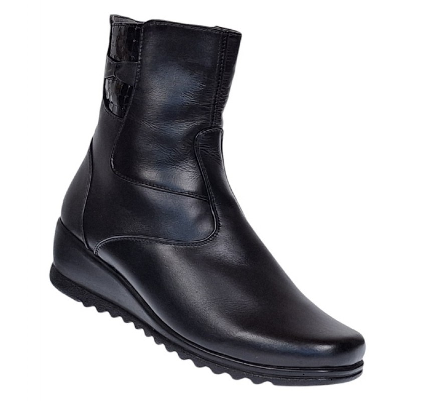 Oferta marimea 39 Ghete dama din piele naturala Orto Imblanite LMVS4N