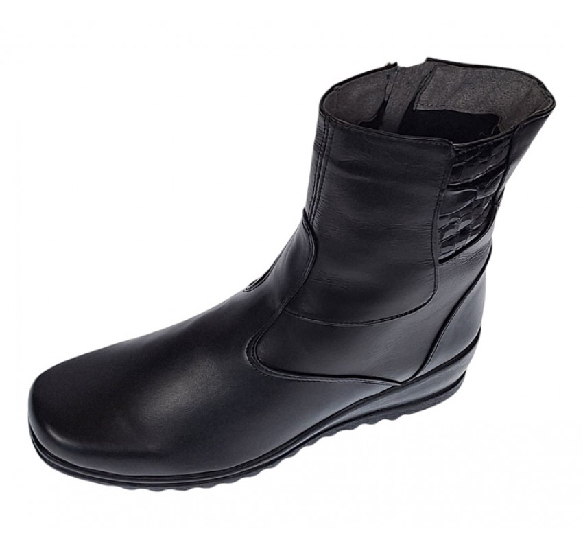 Oferta marimea 39 Ghete dama din piele naturala Orto Imblanite LMVS4N