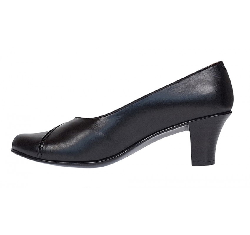 Marimea 40 Pantofi dama eleganti din piele naturala Negru MVSP26NCR
