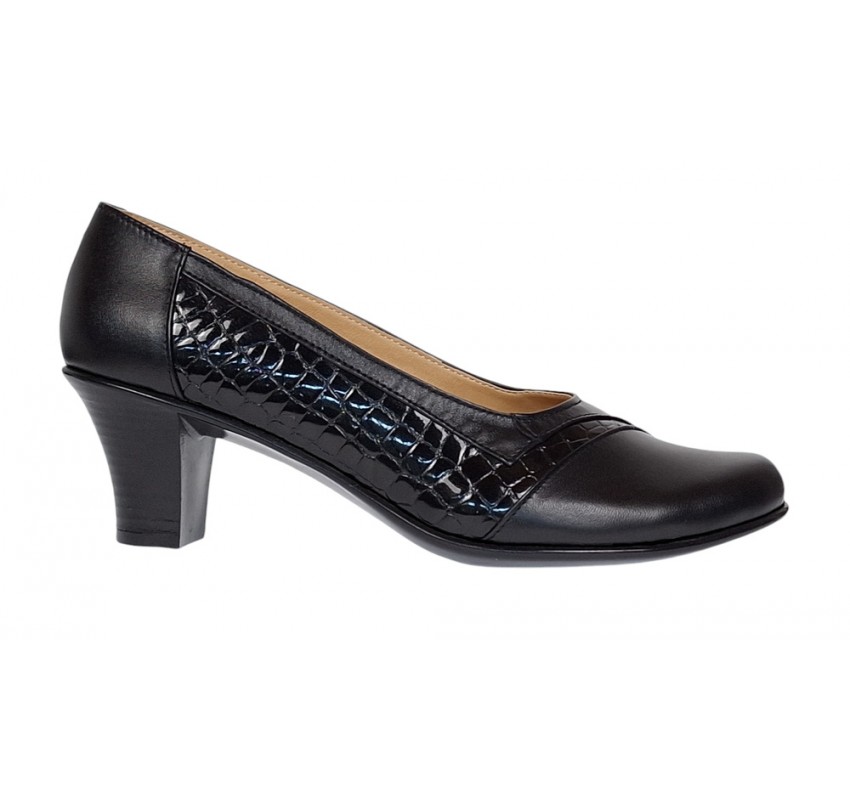 Marimea 40 Pantofi dama eleganti din piele naturala Negru MVSP26NCR
