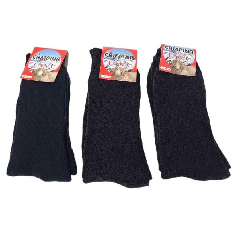 Sosete groase din lana pentru barbati Set 3 perechi Campina LN3N
