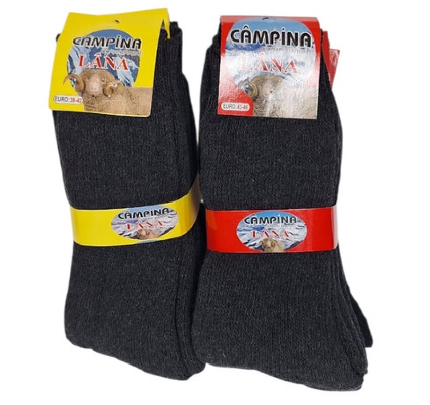 Sosete groase din lana pentru barbati Set 3 perechi Campina LN3N