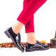 Oferta marimea 38,40 - Pantofi dama casual din piele naturala lacuita cu siret - LNA239NL Oferta marimea 38,40 - Pantofi dama casual din piele naturala lacuita cu siret - LNA239NL