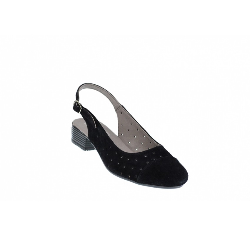 Oferta marimea 38 -  Pantofi dama, model  casual din piele naturala intoarsa -  LNA252NS