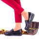 Oferta marimea 36 - Pantofi dama negri, casual din piele naturala LNA270NP Oferta marimea 36 - Pantofi dama negri, casual din piele naturala LNA270NP