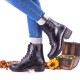 Oferta marimea 35, - Botine dama negre din piele naturala cu siret - LNA278 Oferta marimea 35, - Botine dama negre din piele naturala cu siret - LNA278