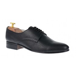 Pantofi barbati office, eleganti din piele naturala - Model Negru NIC211SIRNP