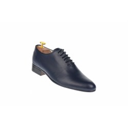 Oferta marimea 40 -Pantofi barbati eleganti din piele naturala de culoare bleumarin inchis LNIC5BLMBOX