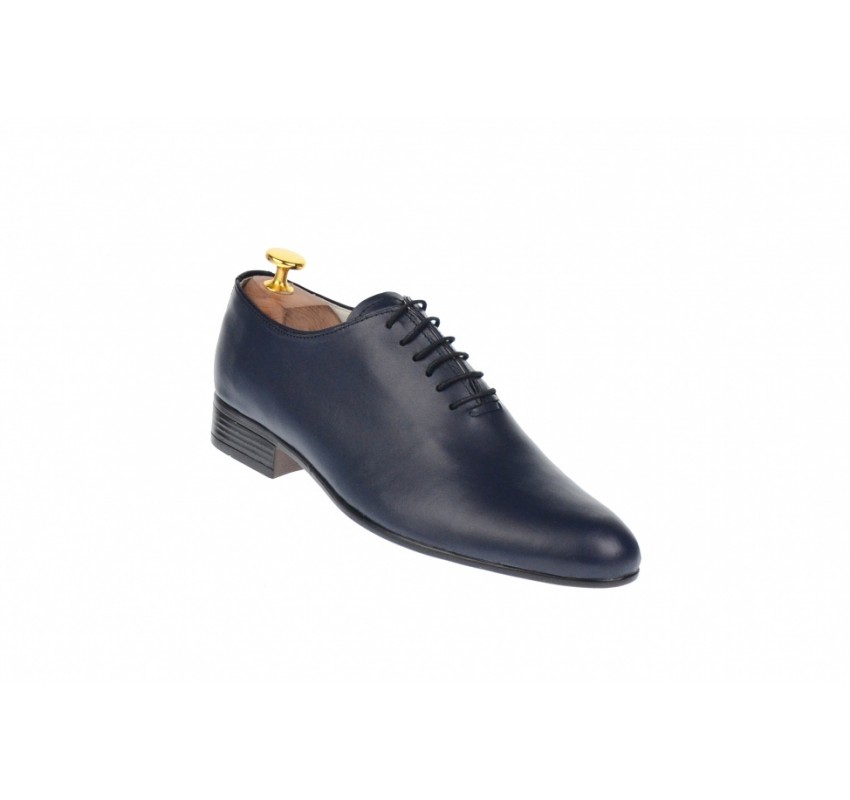 Oferta marimea 40 -Pantofi barbati eleganti din piele naturala de culoare bleumarin inchis LNIC5BLMBOX