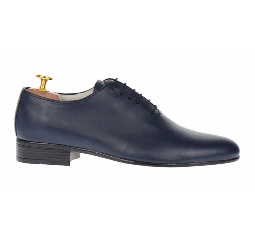 Oferta marimea 40 -Pantofi barbati eleganti din piele naturala de culoare bleumarin inchis LNIC5BLMBOX