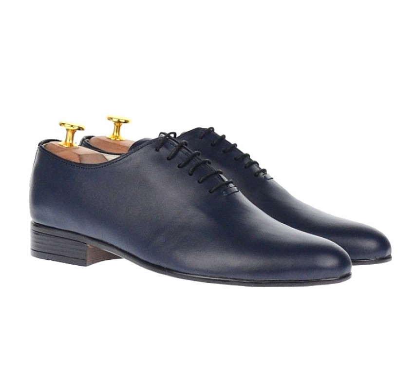 Oferta marimea 40 -Pantofi barbati eleganti din piele naturala de culoare bleumarin inchis LNIC5BLMBOX