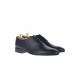 Oferta marimea 41, Pantofi barbati eleganti din piele naturala de culoare bleumarin inchis LNIC5BLPR