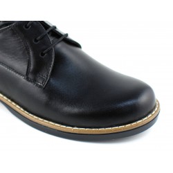 OFERTA marimea 38 ,39- Pantofi dama, casual, din piele naturala box - LP102NBOX