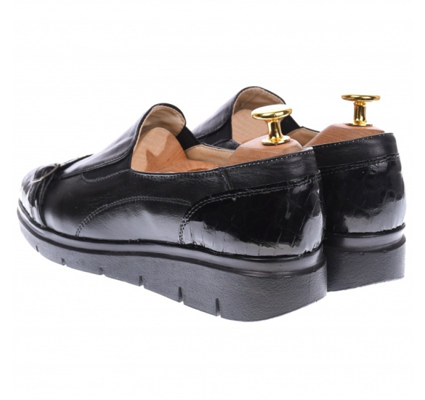 OFERTA marimea 37 - Pantofi dama casual din piele naturala, cu platforme - LP103CRN2 OFERTA marimea 37 - Pantofi dama casual din piele naturala, cu platforme - LP103CRN2