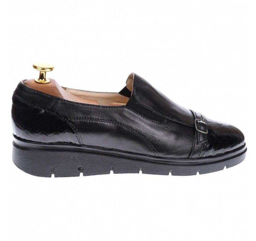 OFERTA marimea 37 - Pantofi dama casual din piele naturala, cu platforme - LP103CRN2 OFERTA marimea 37 - Pantofi dama casual din piele naturala, cu platforme - LP103CRN2