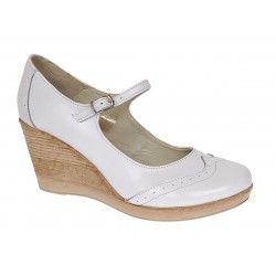 Oferta Marimea 38 Pantofi dama casual din piele naturala Alb Box - LP104ABOX