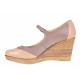 Marimea 36 - Pantofi dama din piele naturala bej cu varf lacuit - LP104BEJBEJ