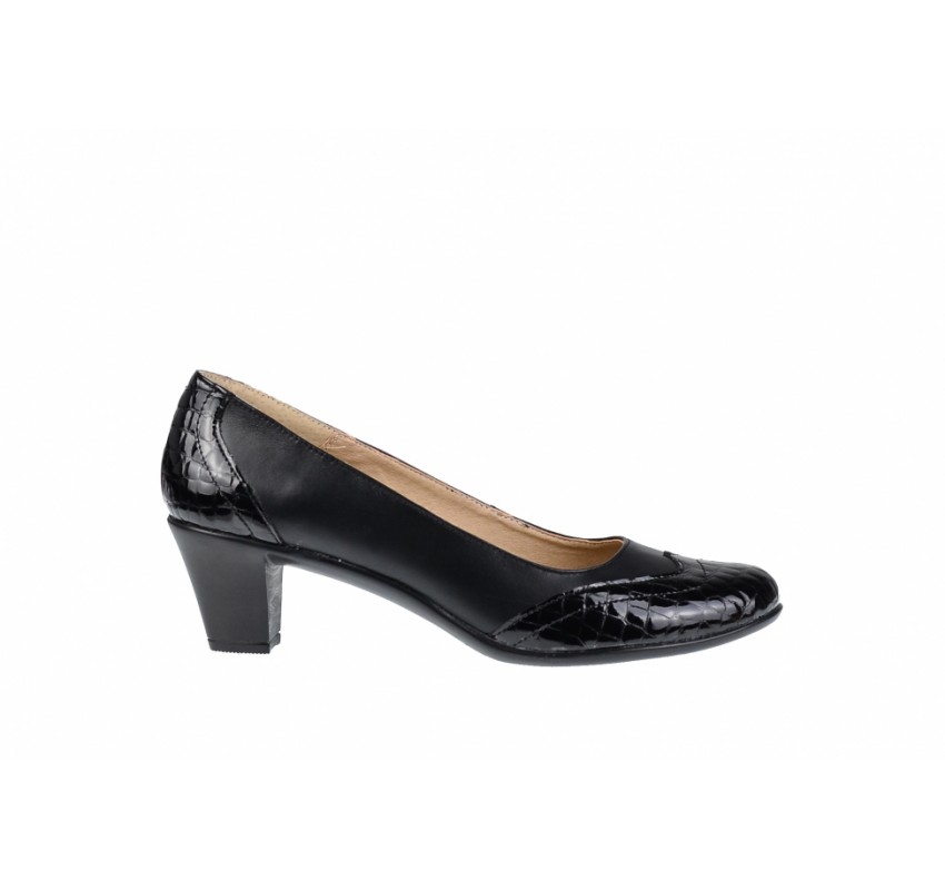 Oferta marimea 36 - Pantofi dama din piele naturala LP104CROCON