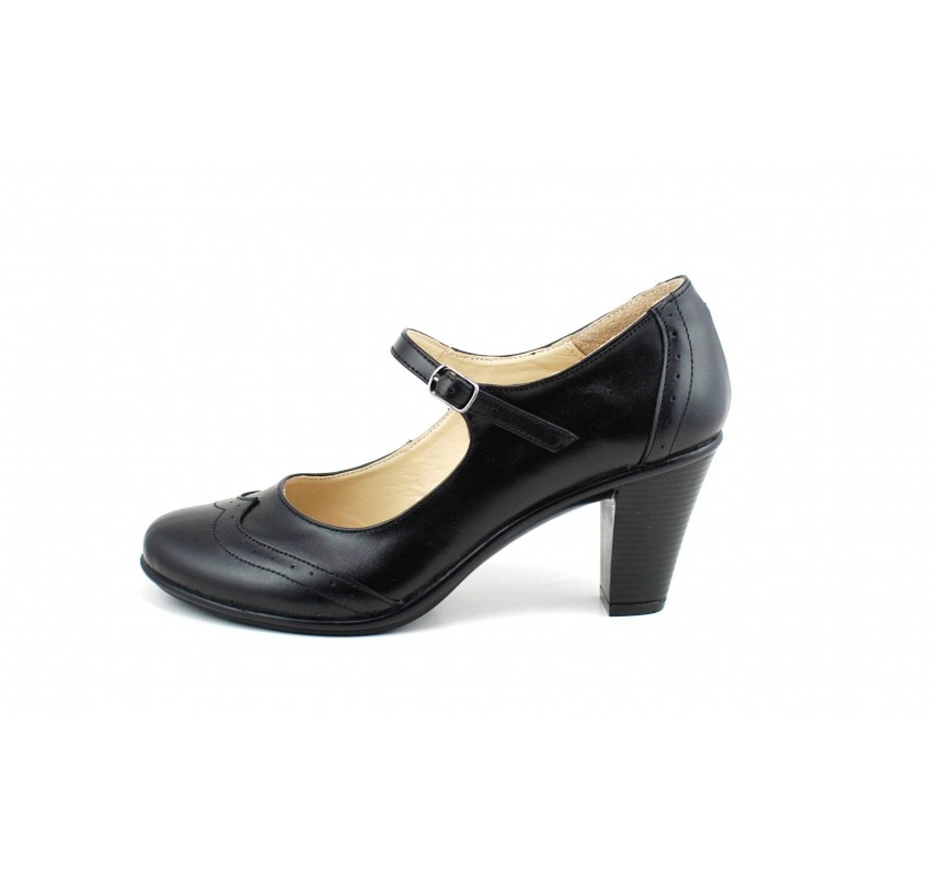 OFERTA marimea  35, 38  Pantofi dama, eleganti ,din piele naturala cu toc de 7 cm - LP104NBOX