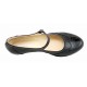 Marimea 39 Pantofi dama eleganti din piele naturala box cu toc de 5 cm LP104NL5