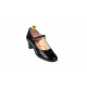 Oferta marimea  38 - Pantofi dama, eleganti, din piele naturala cu toc 5cm - LP104NLCROCO