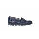 Oferta  marimea  35, 39,  40 -  Pantofi dama, casual, din piele naturala, bleumarin, foarte comozi - LP105BLBOXLAC