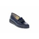 Oferta  marimea  35, 39,  40 -  Pantofi dama, casual, din piele naturala, bleumarin, foarte comozi - LP105BLBOXLAC