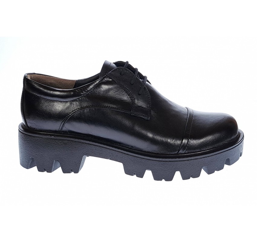 OFERTA marimea 40 - Pantofi dama casual din piele naturala, negri - LP11N OFERTA marimea 40 - Pantofi dama casual din piele naturala, negri - LP11N