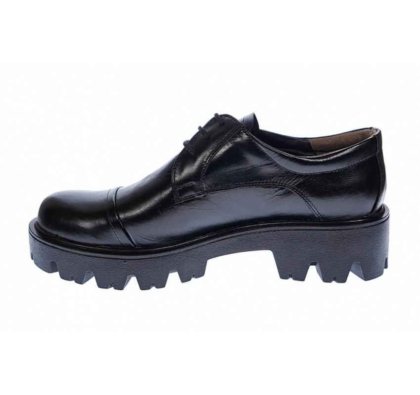 OFERTA marimea 40 - Pantofi dama casual din piele naturala, negri - LP11N OFERTA marimea 40 - Pantofi dama casual din piele naturala, negri - LP11N